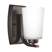  Franport 1 Bulb Wall Sconce - Bronze