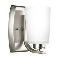  Franport 1 Bulb Wall Sconce - Brushed Nickel