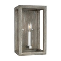  Moffet Street 1 Bulb Wall Sconce - Washed Pine