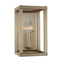  Moffet Street 1 Bulb Wall Sconce - Satin Brass