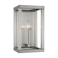  Moffet Street 1 Bulb Wall Sconce - Brushed Nickel