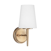  Driscoll 1 Bulb Wall Sconce - Satin Brass