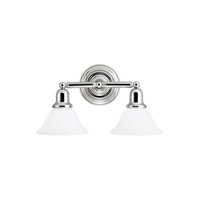  Sussex 2 Bulb Bathroom Lighting - Chrome