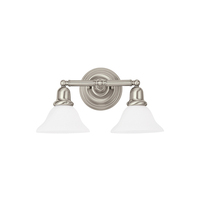 Bathroom Lighting (2 Bulbs) 18" Width Bathroom Lighting (2 Bulbs) 18" Width