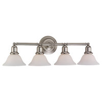  Sussex 4 or More Bulb Bathroom Lighting - Brushed Nickel