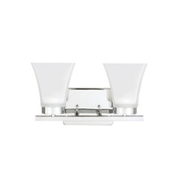  Bayfield 2 Bulb Bathroom Lighting - Chrome