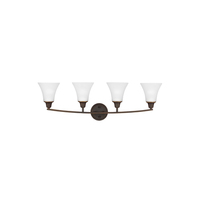 Bathroom Lighting (4 or more bulbs) 34-1/2" Width Bathroom Lighting (4 or more bulbs) 34-1/2" Width