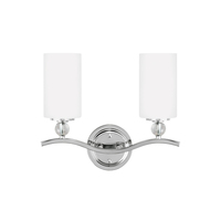  Englehorn 2 Bulb Bathroom Lighting - Chrome