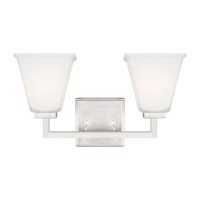  Ellis Harper 2 Bulb Bathroom Lighting - Brushed Nickel