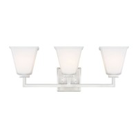  Ellis Harper 3 Bulb Bathroom Lighting - Brushed Nickel