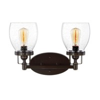  Belton 2 Bulb Bathroom Lighting - Heirloom Bronze