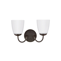  Bannock 2 Bulb Bathroom Lighting - Heirloom Bronze