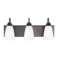  Seville 3 Bulb Bathroom Lighting - Bronze