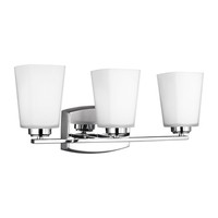  Waseca 3 Bulb Bathroom Lighting - Chrome