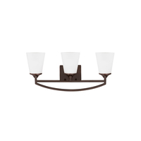  Hanford 3 Bulb Bathroom Lighting - Bronze