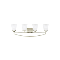  Hanford 4 or More Bulb Bathroom Lighting - Brushed Nickel