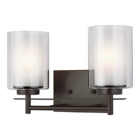  Elmwood Park 2 Bulb Bathroom Lighting - Heirloom Bronze