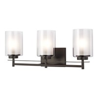  Elmwood Park 3 Bulb Bathroom Lighting - Heirloom Bronze