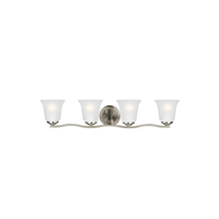  Emmons 4 or More Bulb Bathroom Lighting - Brushed Nickel