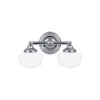 Bathroom Lighting (2 Bulbs) 17-1/4" Width Bathroom Lighting (2 Bulbs) 17-1/4" Width