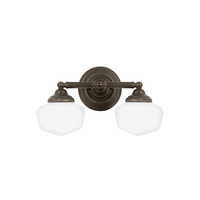 Bathroom Lighting (2 Bulbs) 17-1/4" Width Bathroom Lighting (2 Bulbs) 17-1/4" Width