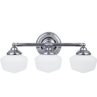  Academy 3 Bulb Bathroom Lighting - Chrome