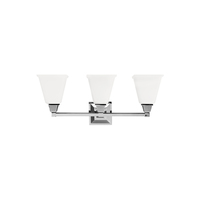  Denhelm 3 Bulb Bathroom Lighting - Chrome