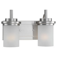  Winnetka 2 Bulb Bathroom Lighting - Brushed Nickel