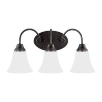  Holman 3 Bulb Bathroom Lighting - Heirloom Bronze