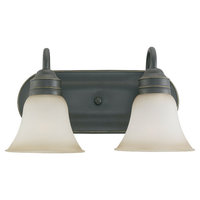  Gladstone 2 Bulb Bathroom Lighting - Heirloom Bronze