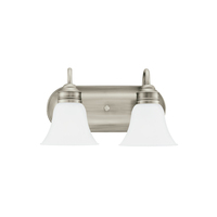  Gladstone 2 Bulb Bathroom Lighting - Antique Brushed Nickel