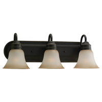  Gladstone 3 Bulb Bathroom Lighting - Heirloom Bronze