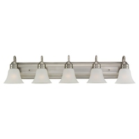  Gladstone 4 or More Bulb Bathroom Lighting - Antique Brushed Nickel