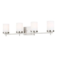  Zire 4 or More Bulb Bathroom Lighting - Brushed Nickel