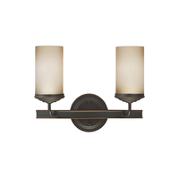  Sfera 2 Bulb Bathroom Lighting - Autumn Bronze