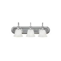  Windgate 3 Bulb Bathroom Lighting - Chrome