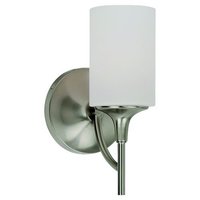  Stirling 1 Bulb Wall Sconce - Brushed Nickel