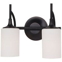  Stirling 2 Bulb Bathroom Lighting - Burnt Sienna