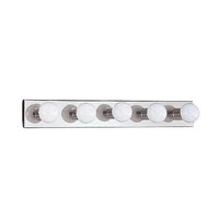  Hollywood 4 or More Bulb Bathroom Lighting - Chrome