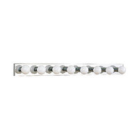  Hollywood 4 or More Bulb Bathroom Lighting - Chrome