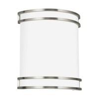  ADA Wall Sconces 1 Bulb Wall Sconce - Brushed Nickel