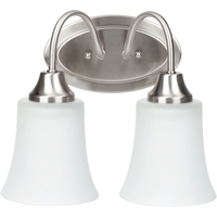  Holman 2 Bulb Bathroom Lighting - Brushed Nickel