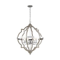  Socorro Entrance / Foyer Pendant Light - Washed Pine