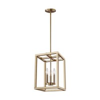  Moffet Street Entrance / Foyer Pendant Light - Satin Brass