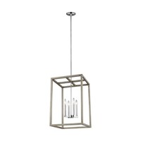  Moffet Street Entrance / Foyer Pendant Light - Washed Pine