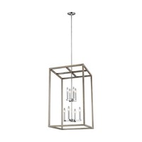  Moffet Street Entrance / Foyer Pendant Light - Washed Pine