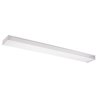  Drop Lens Fluorescent Flush Mount Ceiling Light - White