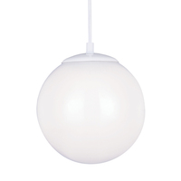  Hanging Globe Entrance / Foyer Pendant Light - White