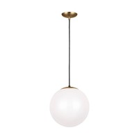  Hanging Globe Entrance / Foyer Pendant Light - Satin Brass