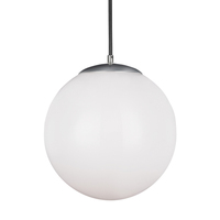  Hanging Globe Entrance / Foyer Pendant Light - Satin Aluminum